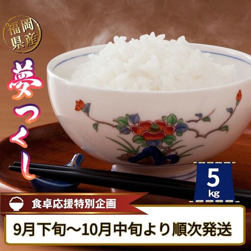 〈令和8年産〉福岡県産 「夢つくし」5kg 数量限定 精米