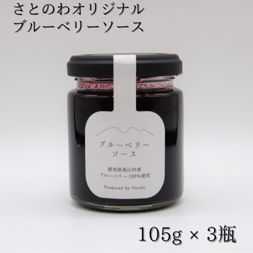 ブルーベリーソース＊１０５ｇ × ３瓶