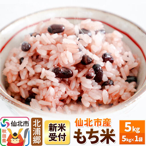 《令和8年産 新米予約》もち米 5kg1袋 米 仙北市産