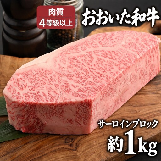 おおいた和牛 サーロイン ブロック 1kg | 津久見市