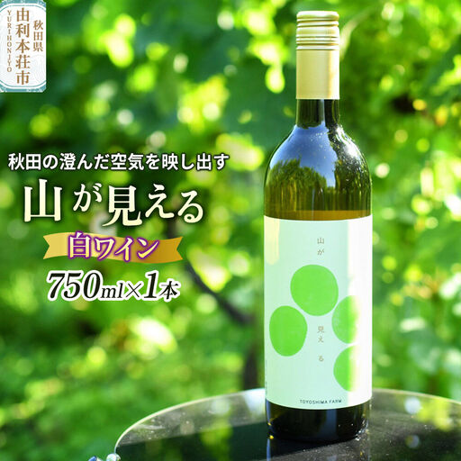 白ワイン「山が見える」(スティルワイン白)750ml×1本