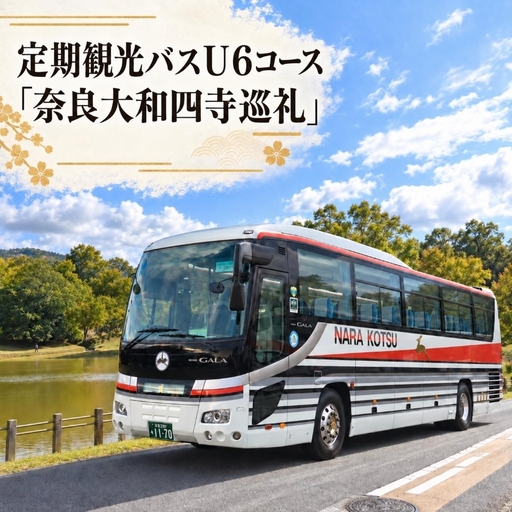 [10月1日受付開始] 定期観光バスU6コース「奈良大和四寺巡礼」(昼食付)