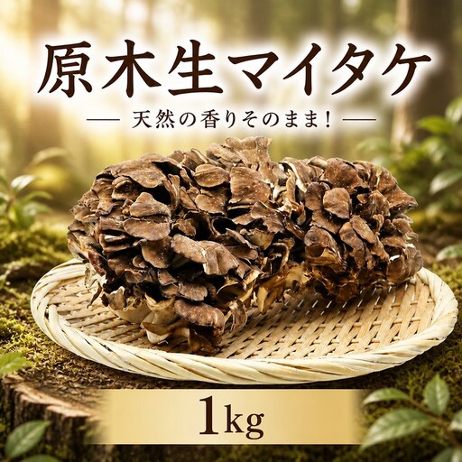 [ きのこ ] 幻の 原木 生マイタケ 1kg