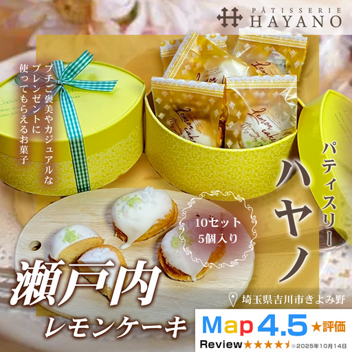 058-004　ハヤノ瀬戸内レモン１０セット（５個入り）YSKBV056