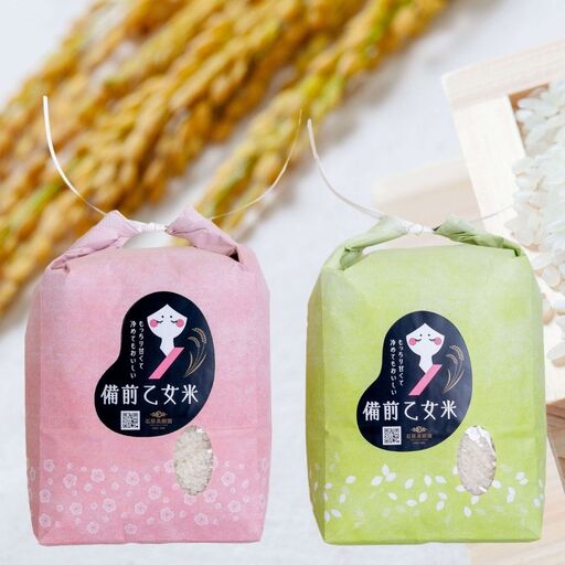 令和8年産 新米 先行予約 備前乙女米 白米2kg×2袋 岡山県産 【ishk051-01】