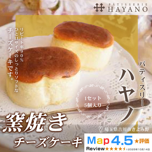 005-011S 窯焼きチーズケーキ1セット(5個入り)YS