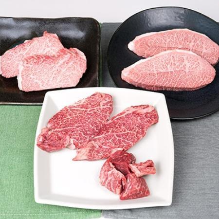 A5等級希少部位ステーキセット 640g(枕崎市) CC898【配送不可地域：離島】【1760617】