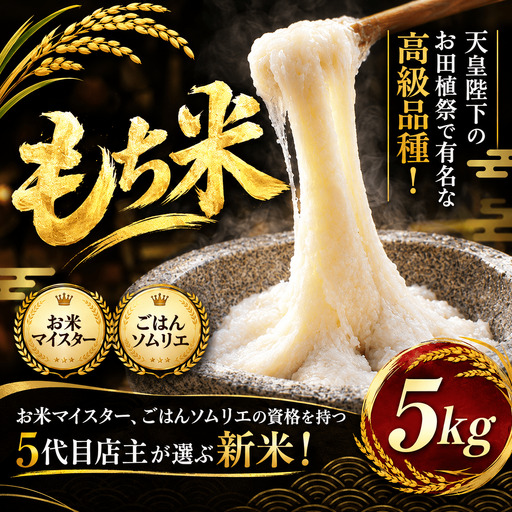 もち米 5kg 新米 高級品種 もち米 | 千葉県香取市 | ふるさと納税