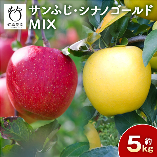 サンふじ・シナノゴールドMIX 5kg 101-0002
