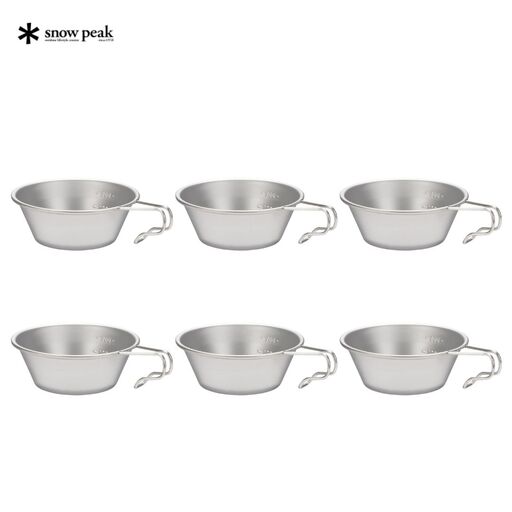 スノーピーク ステンレス シェラカップ 6個セット Snow Peak 