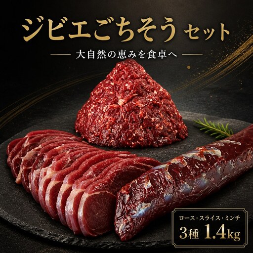 鹿肉 1.4kg ごちそうセット ロース スライス ミンチ ジビエ [ 鹿肉 ]