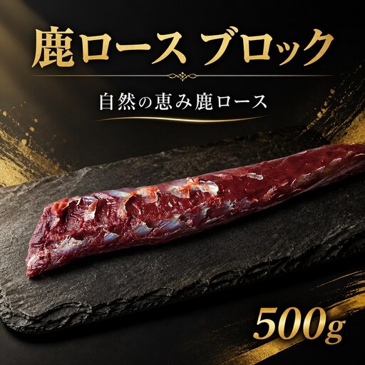 鹿肉 ロース 500g ブロック ジビエ [ 鹿肉 ]