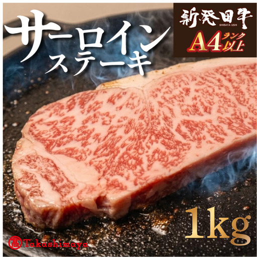 【髙島屋選定品】 サーロイン ステーキ 牛肉 1kg 1000g にいがた和牛 和牛 新発田牛 赤身 焼肉 ふるさと納税 和牛 BBQ バーベキュー キャンプ 特選 贅沢 厳選和牛 ブランド牛 ギフト 贈答 お歳暮 新潟 新潟県 新潟産 新発田 新発田市 新発田産 えのもとミート tenomoto003