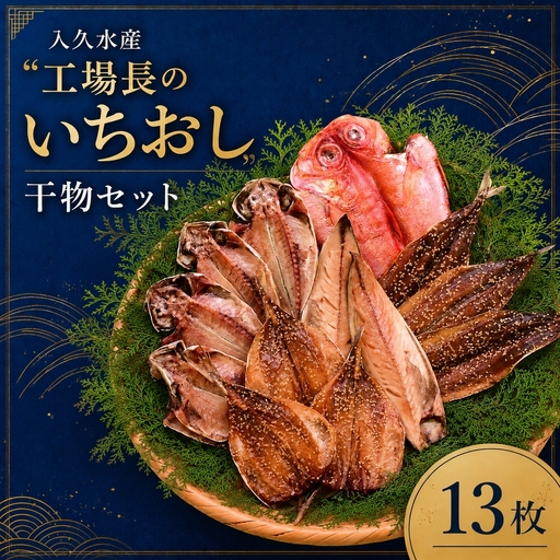 入久水産の「工場長のいちおし干物セット　13枚」