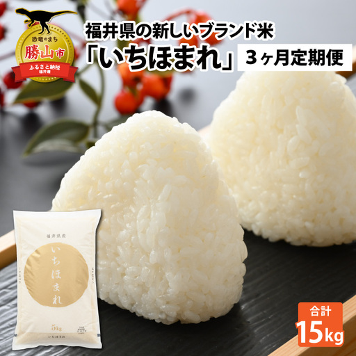 いちほまれ 15kg 精米 定期便 いちほまれ