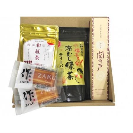[三重テラスのオリジナルギフトセット]三重のお菓子と伊勢茶のセット