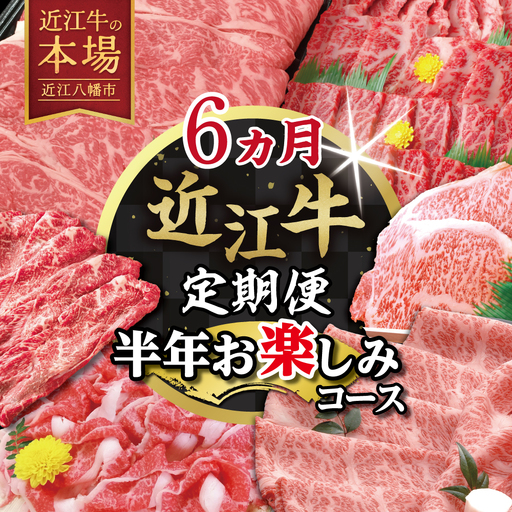 【期間限定】特選近江牛定期便（６カ月）半年お楽しみコース【ZZ54W】