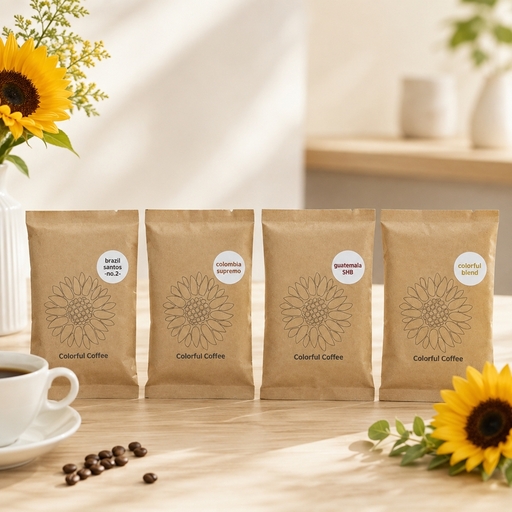 コーヒー飲み比べセット　ブラジル　コロンビア　グァテマラ　カラフルブレンド　粉100ｇ【 コーヒー 茨城県 日立市 】