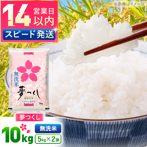 夢つくし無洗米10kg《築上町》【酒見食品工業株式会社】 米 こめ 無洗米[ABER006]