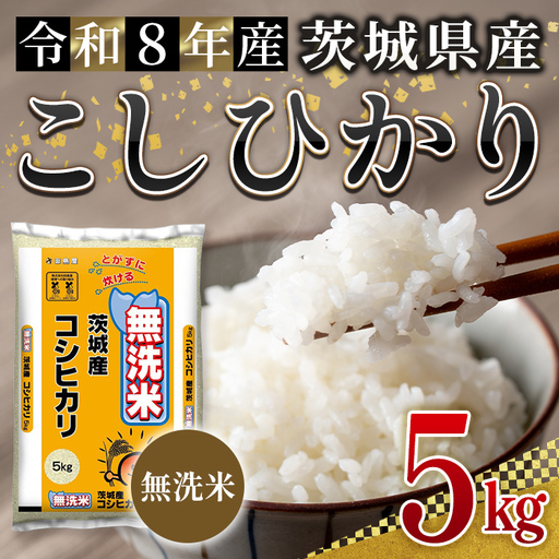 無洗米 米 コシヒカリ 5kg こめ 【新米】【ho1771】