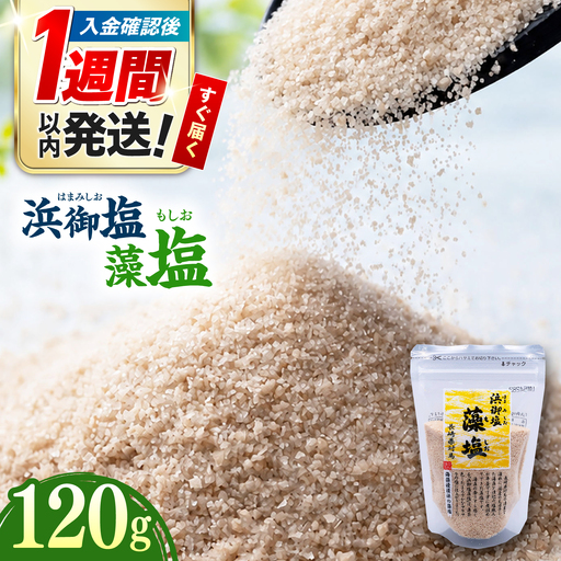 浜御塩藻塩 120g×1袋 《対馬市》【株式会社白松】 塩 藻塩 しお 調味料[WAY005]