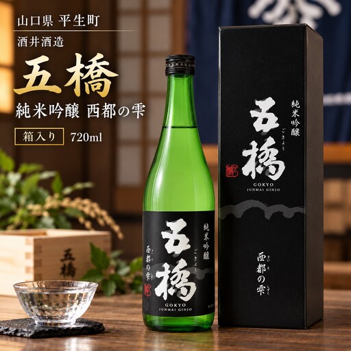 五橋 純米吟醸 西都の雫 箱入り