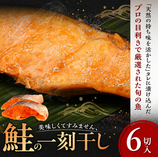 鮭の一刻干し 6切入
