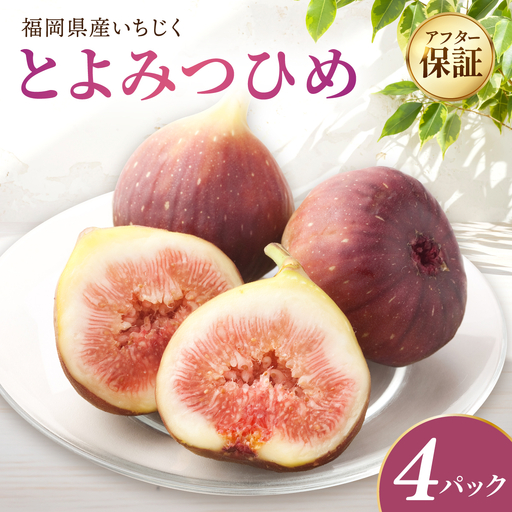 福岡県産 いちじく とよみつひめ 約1.2kg（300ｇ×4パック）