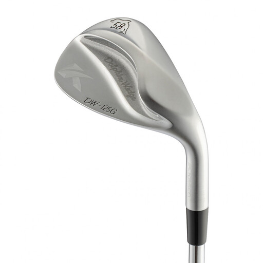 【58°】ゴルフクラブ ドルフィンウェッジ DW-125G メンズ ハイスピン フェース面ノーメッキ仕上げ カーボンシャフト ウェッジフレックスDolphin DP231 kasco キャスコ