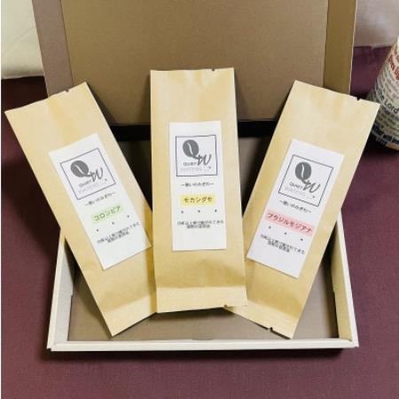 コーヒーアソートセット　100g × 3種類(豆)コロンビア、ブラジルモジアナ、モカシダモ【1783230】