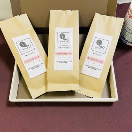 直火自家焙煎　ブラジルモジアナ 100g(豆) x 3つ【1784852】