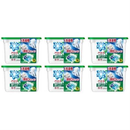 P＆G　アリエールジェルボールプロ部屋干し＆スポーツ　本体(14個入り)×6個【1749082】