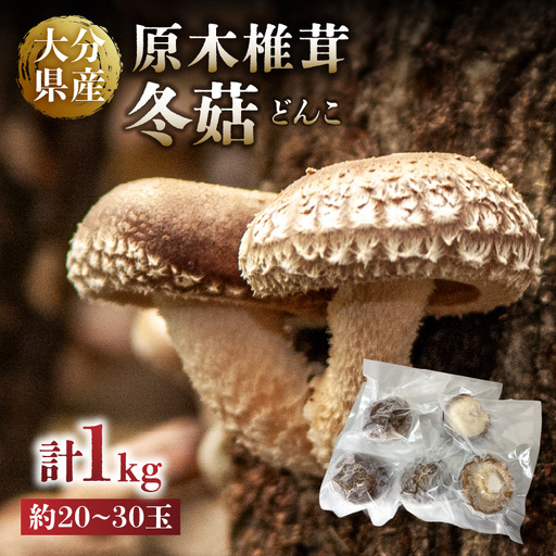 冷凍 原木しいたけ（冬菇）1kg F07040