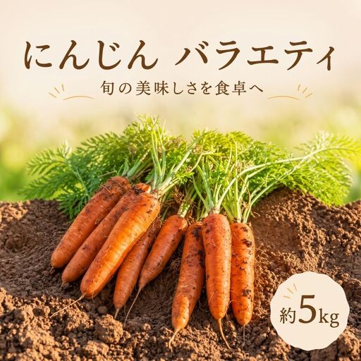 にんじん 人参 ミックス 約5kg 野菜 にんじん [12月中旬?2月発送]