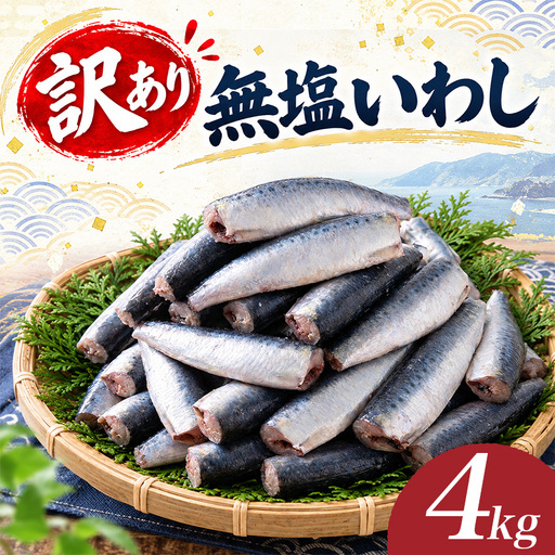 鰯 いわし 約4kg 訳あり 無塩 鰯 南伊勢町