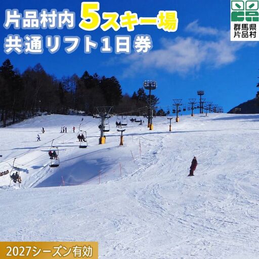共通スキーリフト1日券（引換券）　2027シーズン