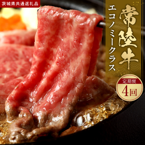 [2027年1月より順次発送開始]常陸牛 定期便「エコノミークラス」|茨城県 行方市 ふるさと納税 お肉 肉 BBQ 焼肉用 サーロイン ステーキ(IA-46)