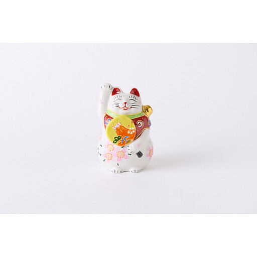 3.5号左団扇招き猫　桜盛