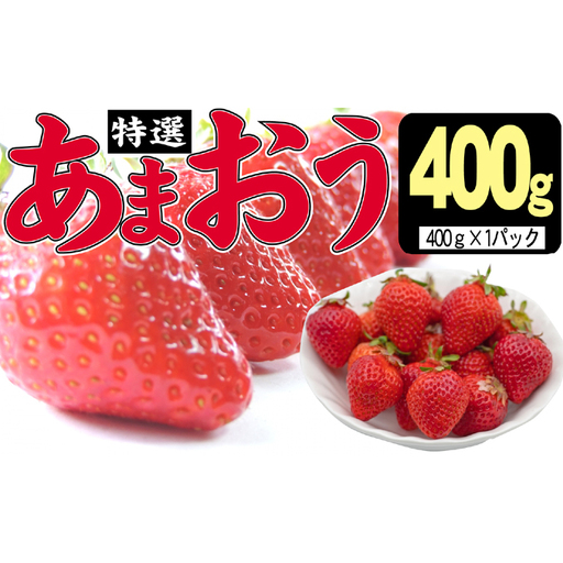 うるう農園の特選 あまおう 400g