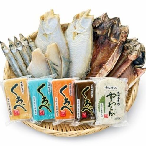 黒部の蒲鉾と生地の干物セット「生地海岸物語」 / かまぼこ 旬 魚介 魚 さかな 詰め合わせ ひもの 富山湾 名水 産地直送 生地 干物の詰め合わせ 加工品 朝食 朝ごはん おかず 夕飯 晩御飯
