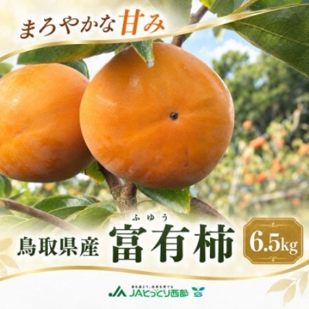 鳥取県産柿「富有柿」ふゆうかき 6.5kg【1782047】