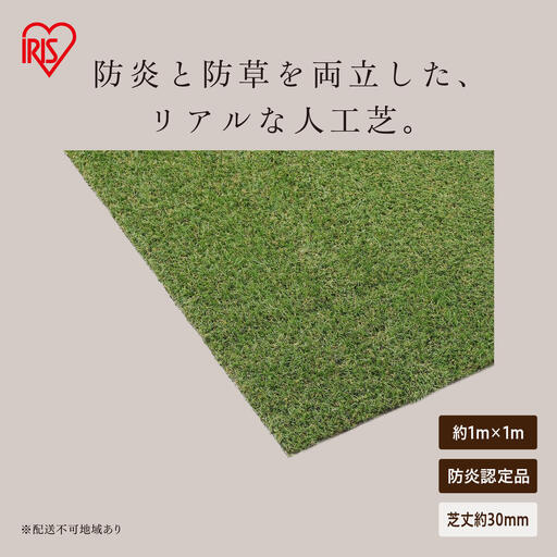 防炎防草人工芝 1m×1m