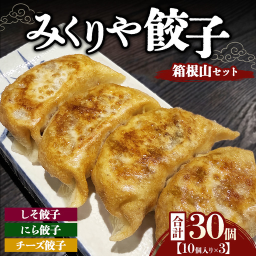 みくりや餃子 箱根山セット 小（10個入り×3） | 食べ比べ 詰め合わせ