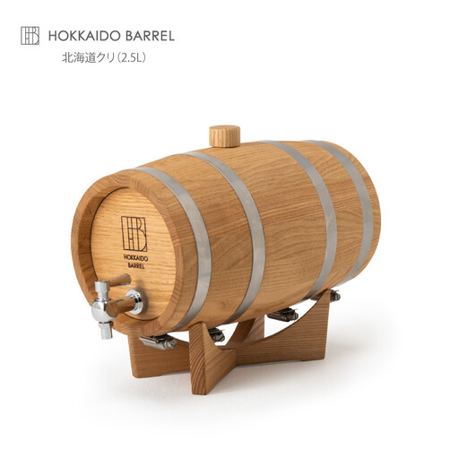 北海道バレル 熟成用木樽 クリ 2.5L HB-2.5 酒 酒_06613