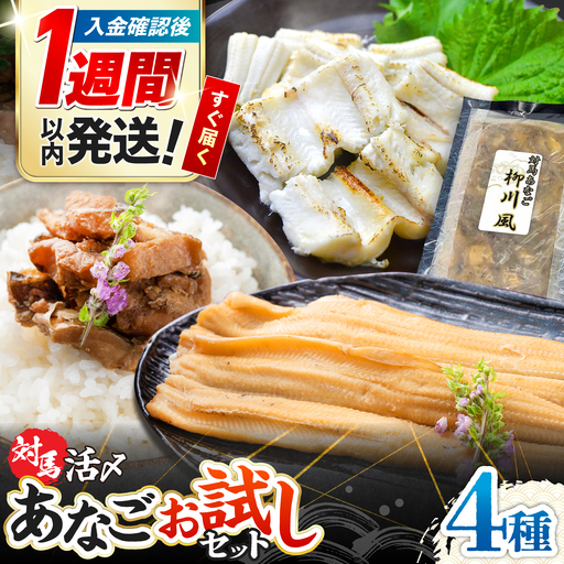 対馬産 あなご おためし セット [対馬市][対馬地域商社]九州 長崎 煮あなご 佃煮 アナゴ