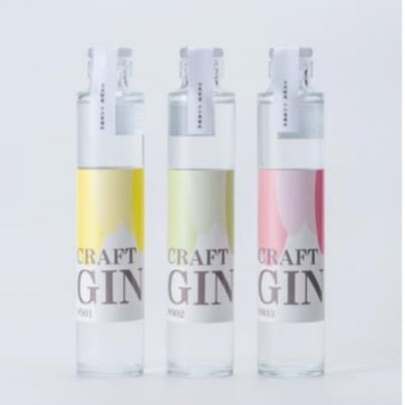 【栃木県小山市】日光街道小山蒸溜所クラフトジン200ml×3種セット【1739200】