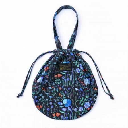 【ezu】eternal feeling circle bag 青い花【1742113】
