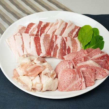 【A5和牛・豚・ホルモン】焼肉セット 900g(枕崎市) BB899【配送不可地域：離島】【1760612】