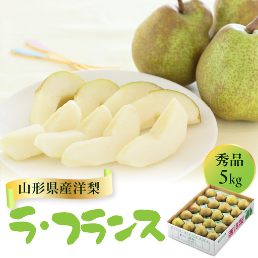 山形県産洋梨 ラ・フランス 秀品 約5kg【2026年11月上旬頃～発送予定】 063-026