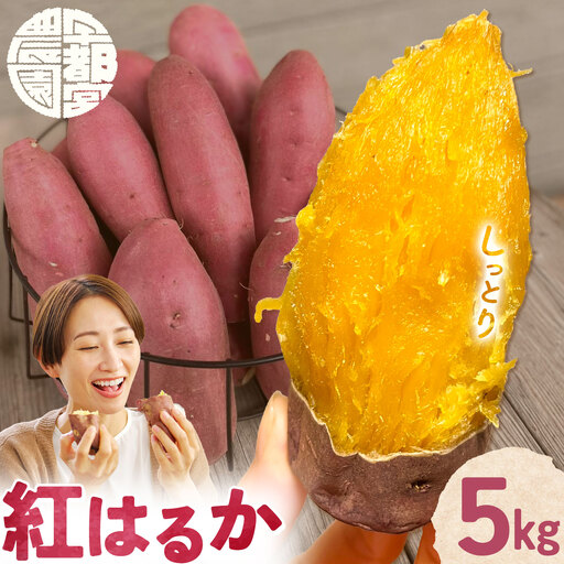 熟成 さつまいも 紅はるか 5kg S～2L 宇都宮農園《11月上旬-3月末頃出荷》